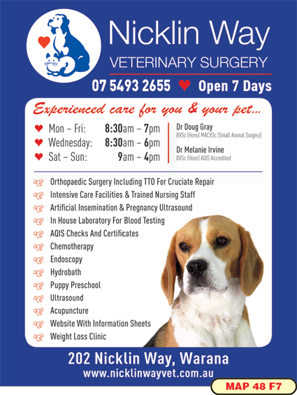 Nicklin Way Veterinary Surgery - Vets Perth 2